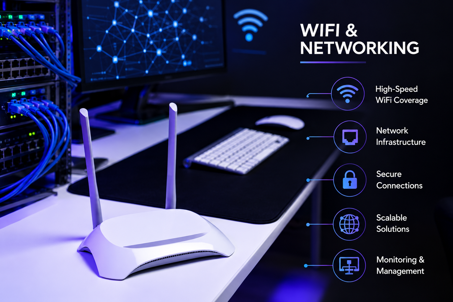 Wi-Fi and Networking in Hampton East